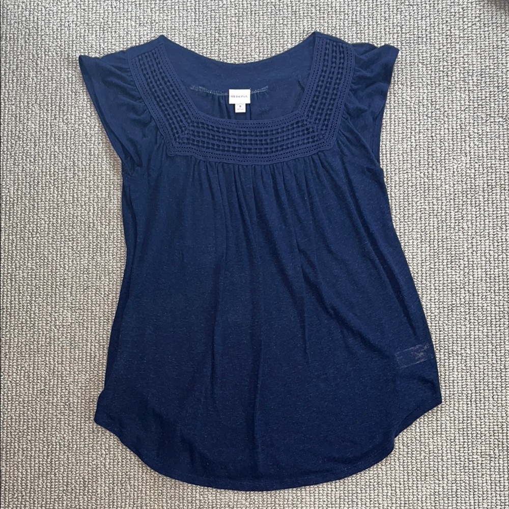 Merona Navy Blue Top